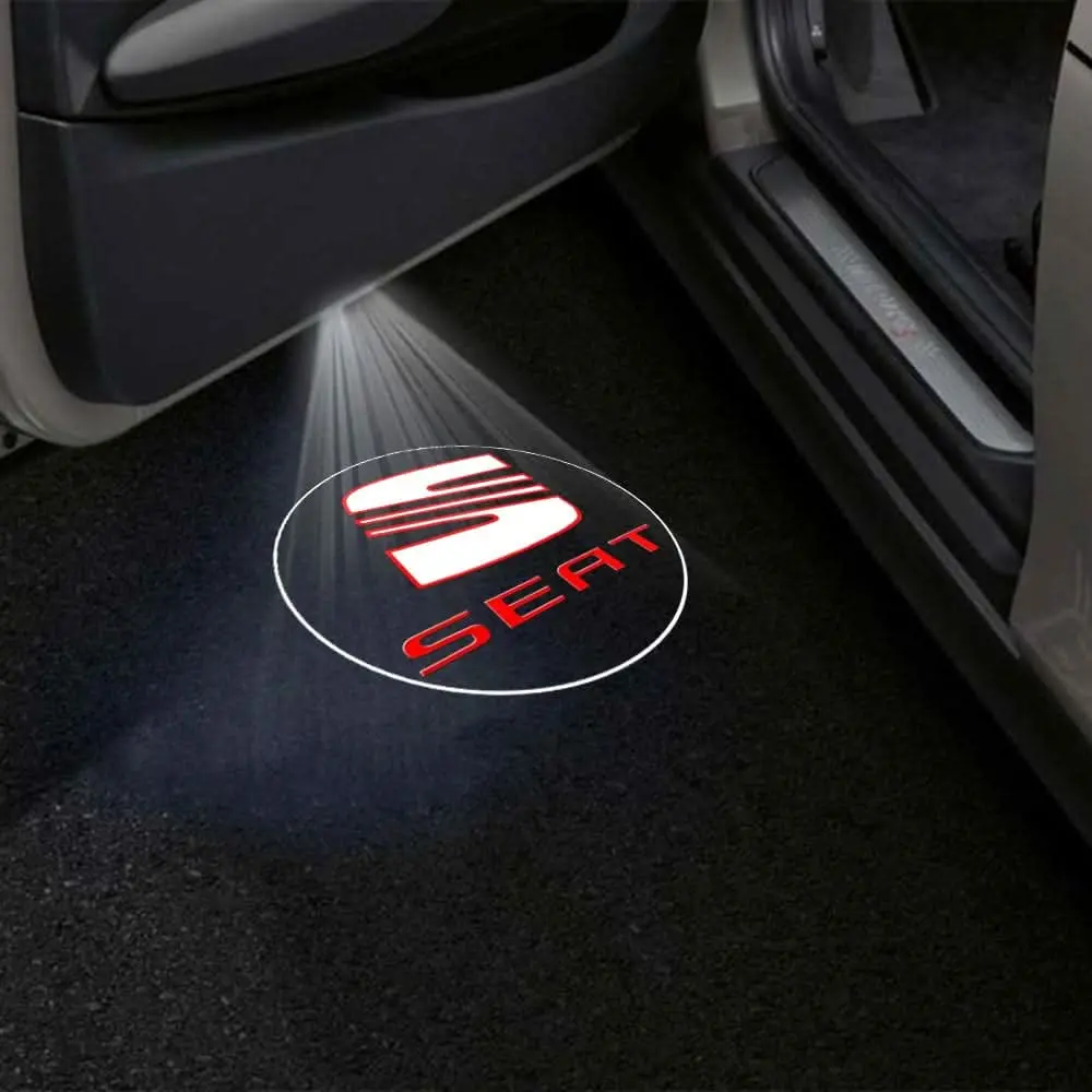 Seat Alhambra Mk2 2Nd Gen 7N Premium Door Puddle Lights Multiple Designs 2012-2020 2