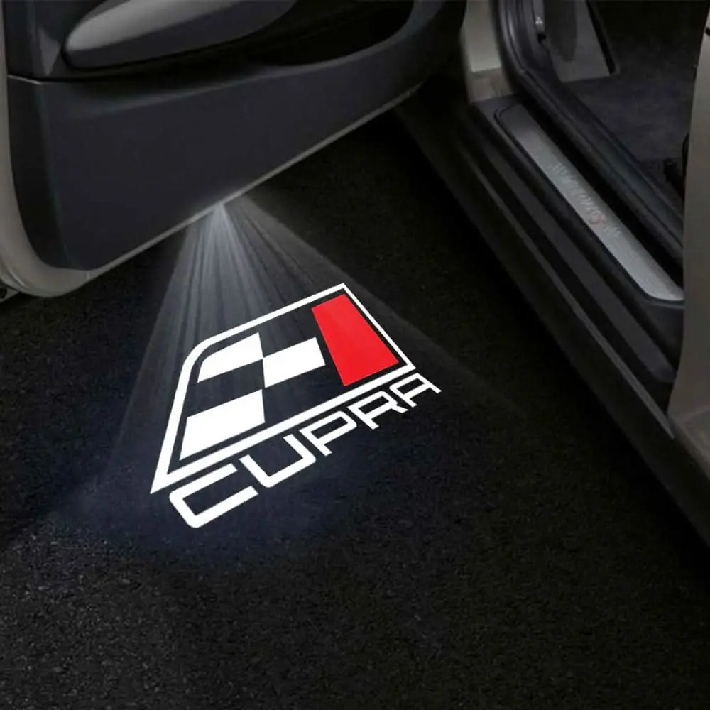 Seat Leon 1St Gen Abt/Cupra Premium Door Puddle Lights Multiple Designs 1999–2004 1