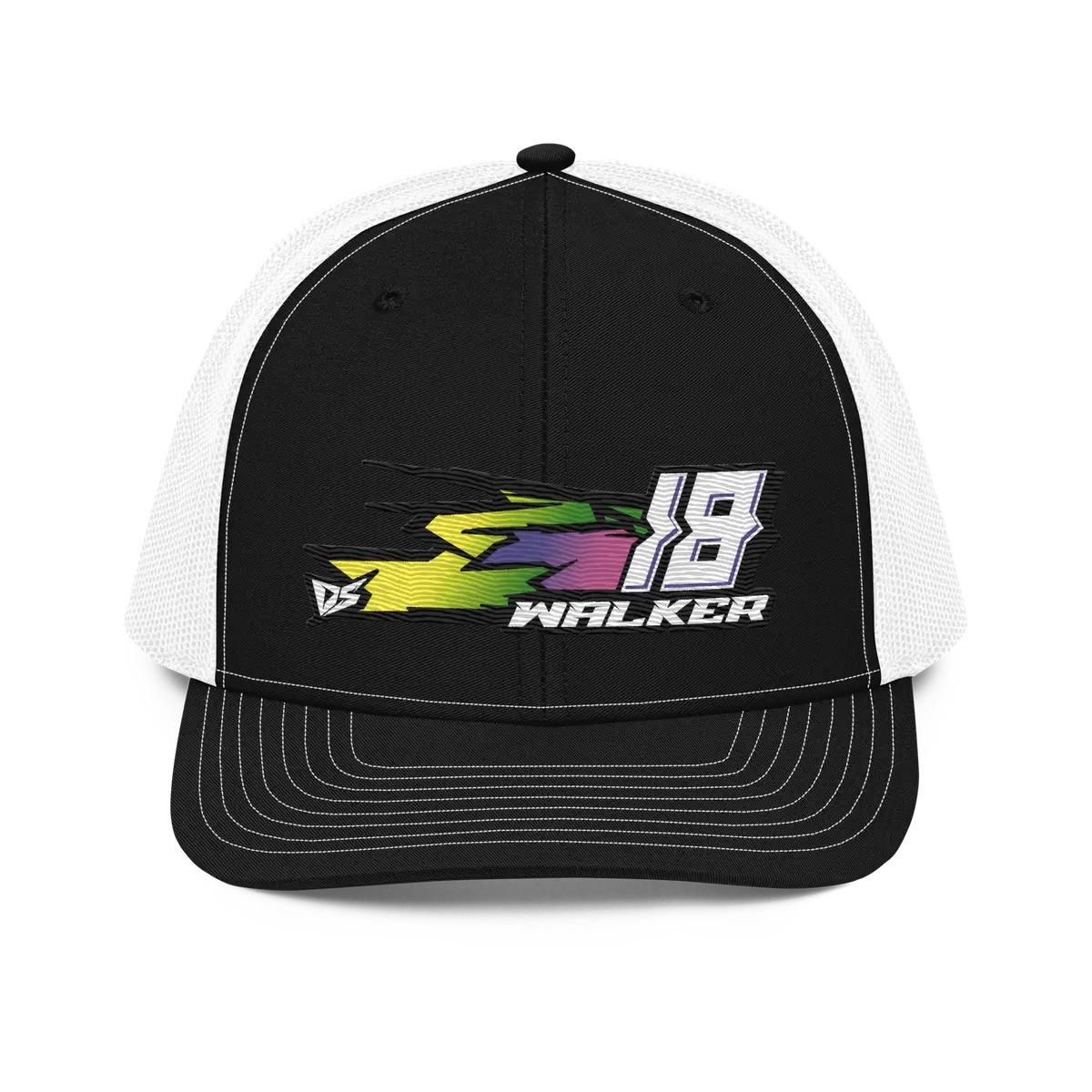 'Hyper' Dirt Oval Rc Racing Custom Embroidered Snapback Trucker Cap 3