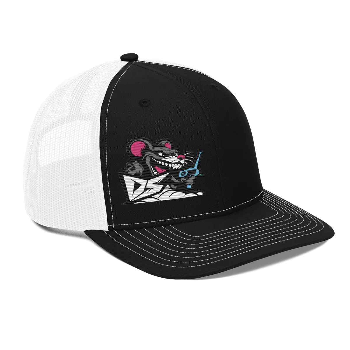 Darkside Studios Company Logo Dirt Oval Rc Racing Custom Embroidered Trucker Cap 1