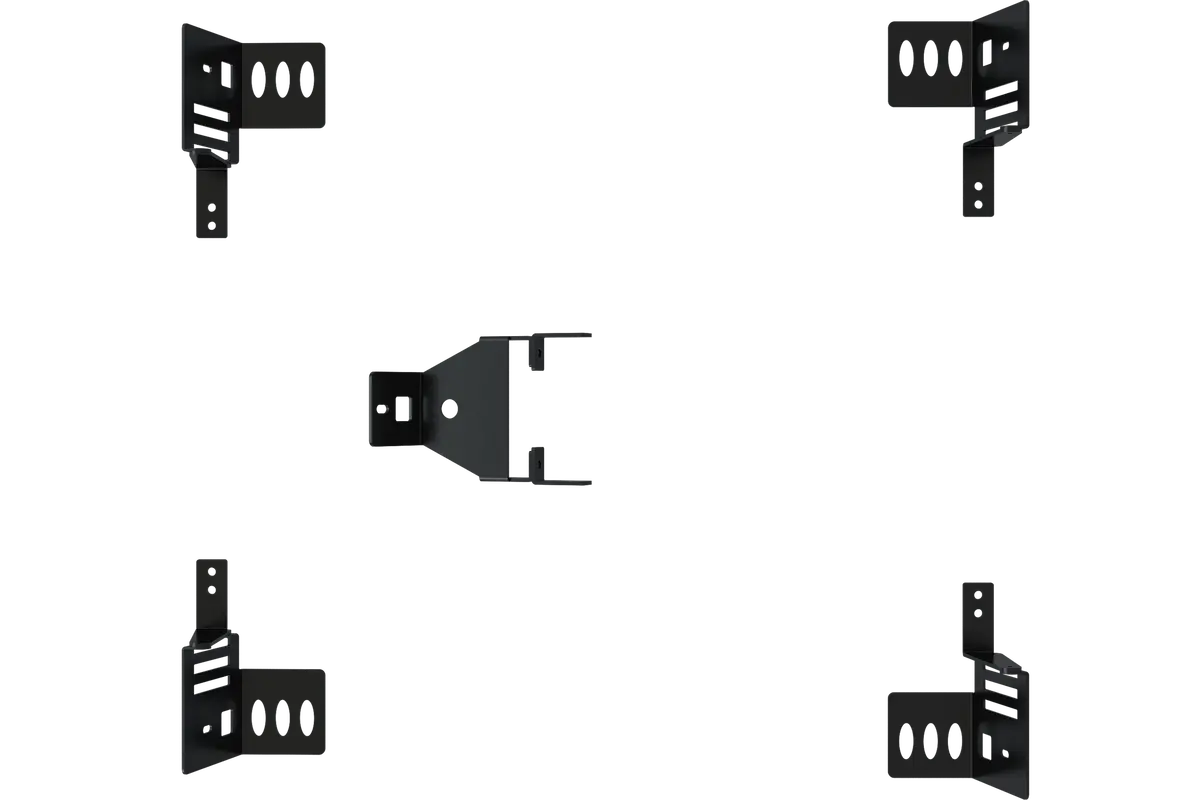 5-Piece Surround Speaker Bracket Set For Rs6 & Universal Extruded Aluminium Sim Rigs 1