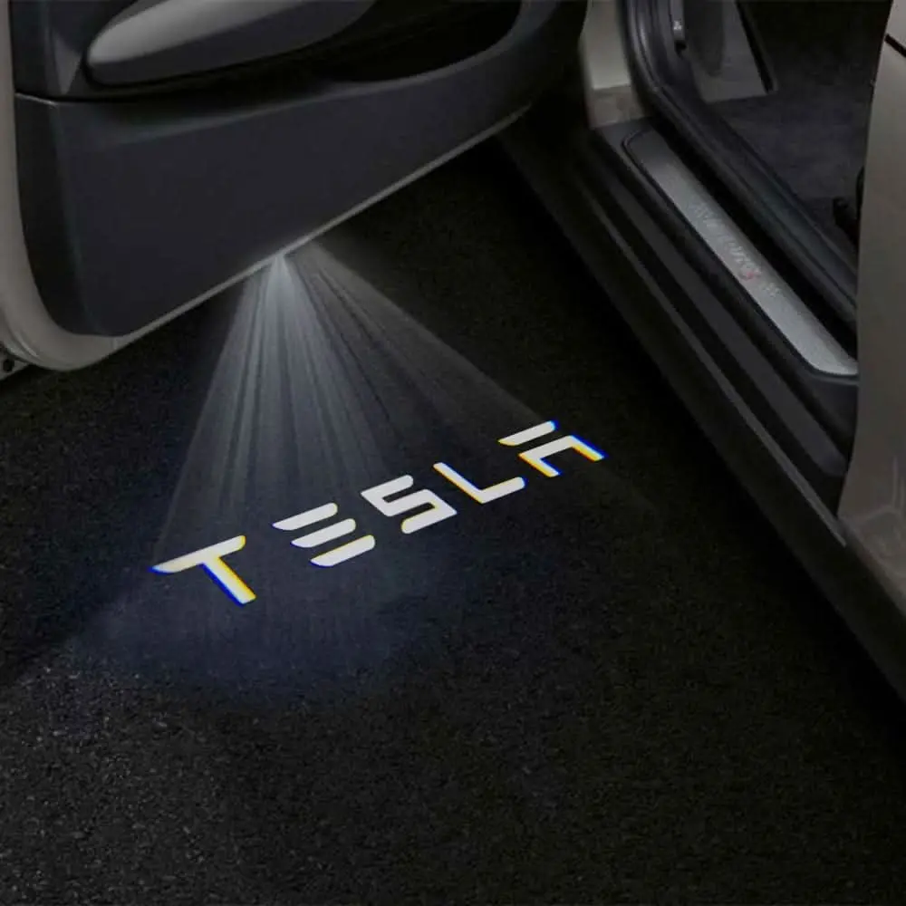 Tesla Model Y Juniper Premium Door Puddle Lights Multiple Designs 2025–2026 1