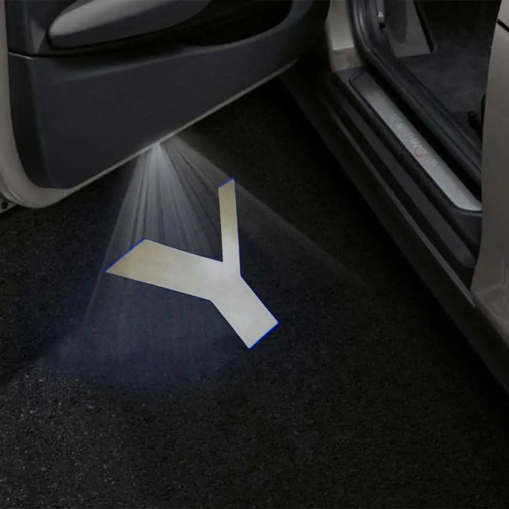 Tesla Model Y Premium Door Puddle Lights Multiple Designs 2020–2024 1