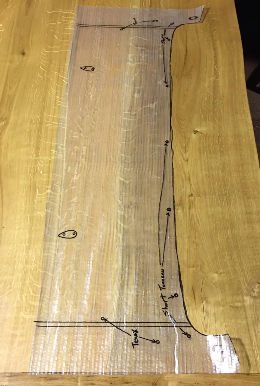 Top And Tonneau Fitting Rear Deck Template (Bugeye-Mkii Sprite) 1