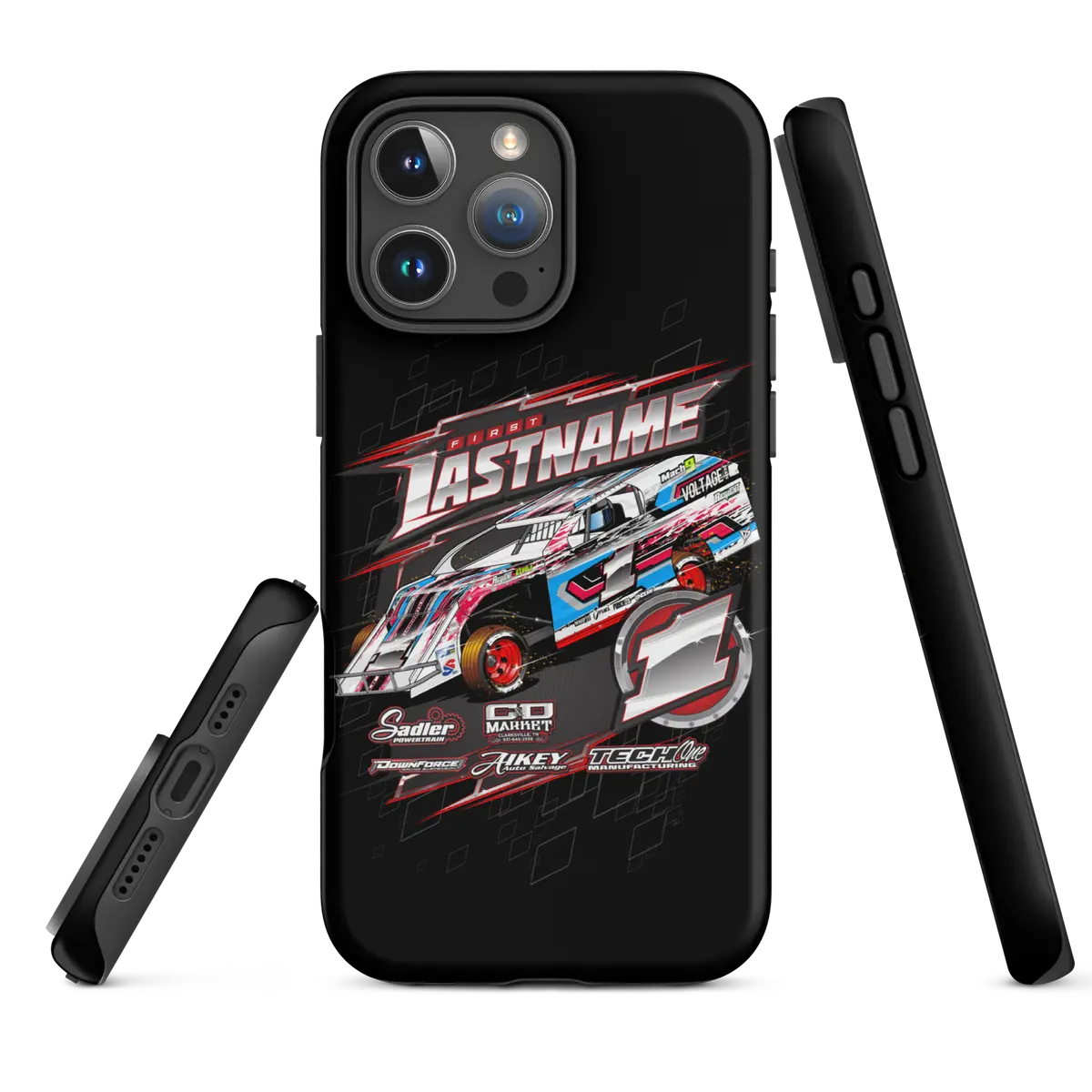 Customizable Rc Racing Inspired 3-Layer Tough Case For Iphone® Designed For Rc Racers Of Traxxas Modified 46