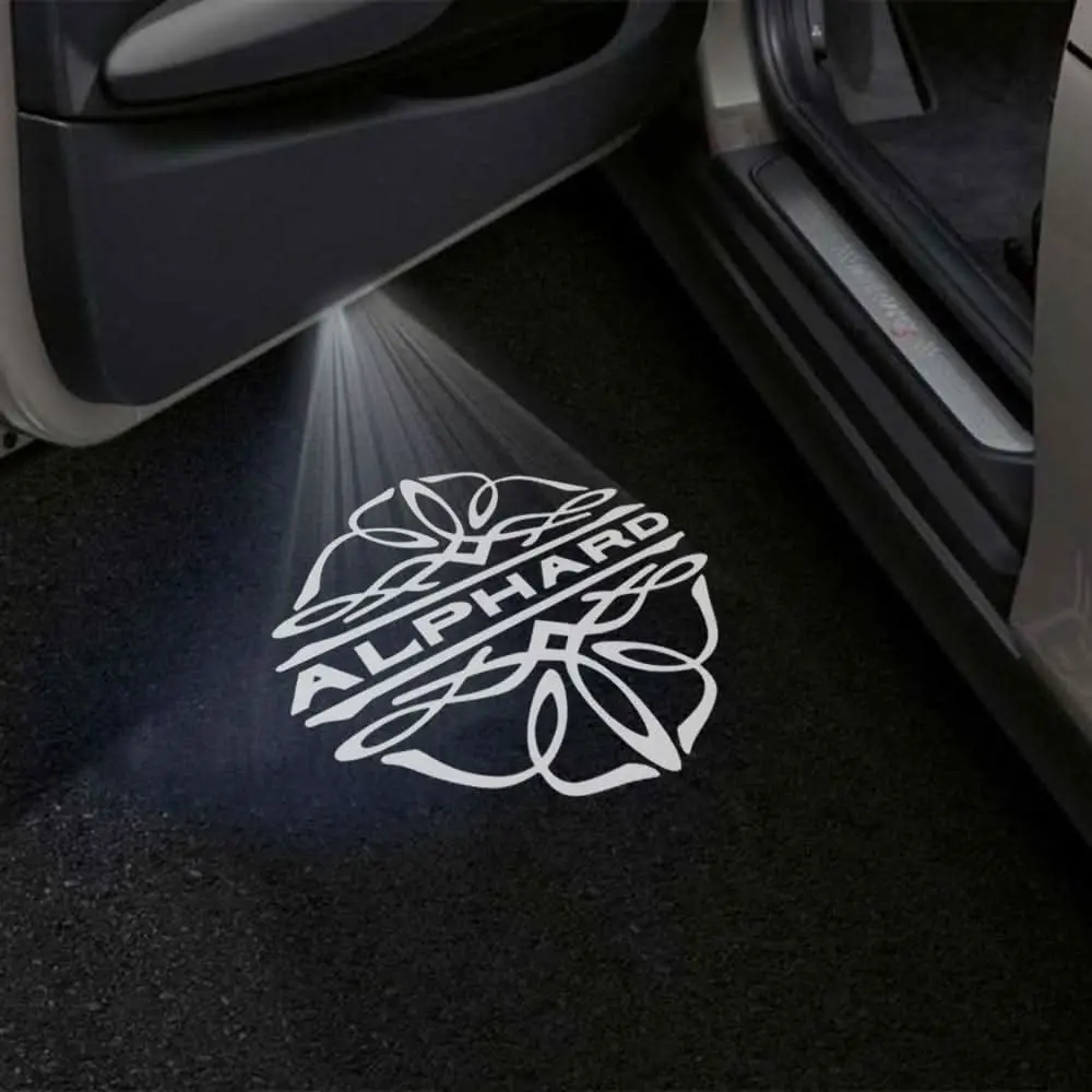 Toyota Alphard 3Rd/4Th Gen Premium Door Puddle Lights Multiple Designs 2015-2026 1