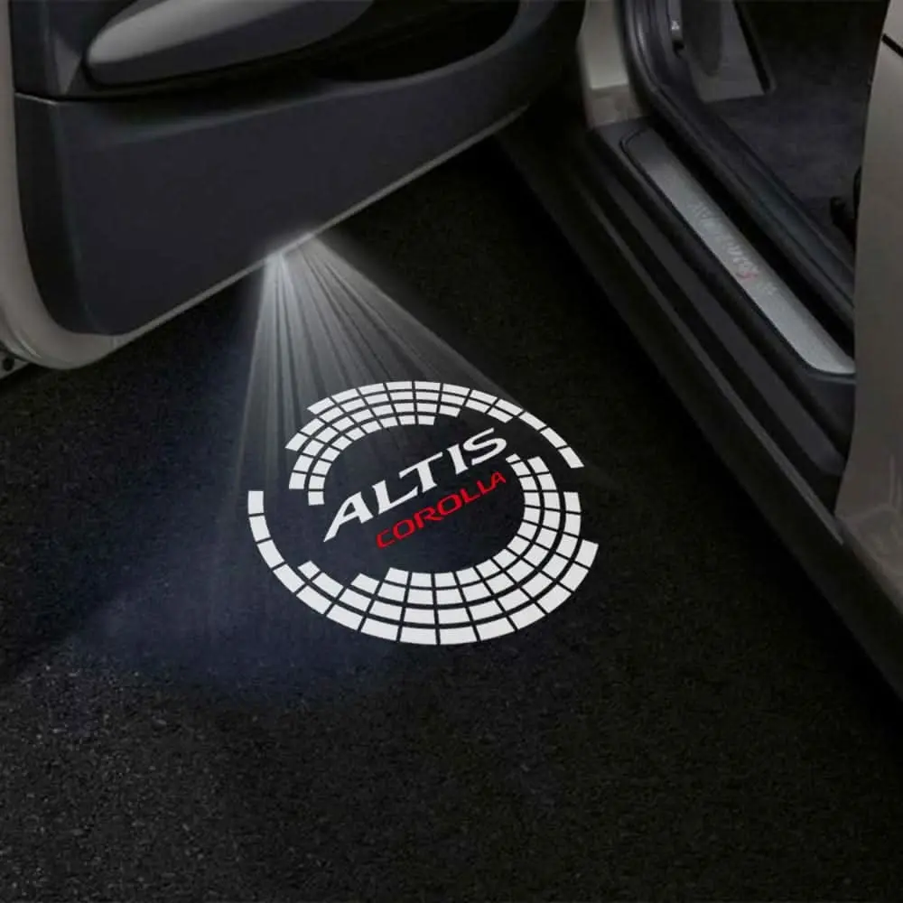Toyota Corolla 10Th/11Th/12Th Gen Premium Door Puddle Lights Multiple Designs 2006-2026 1