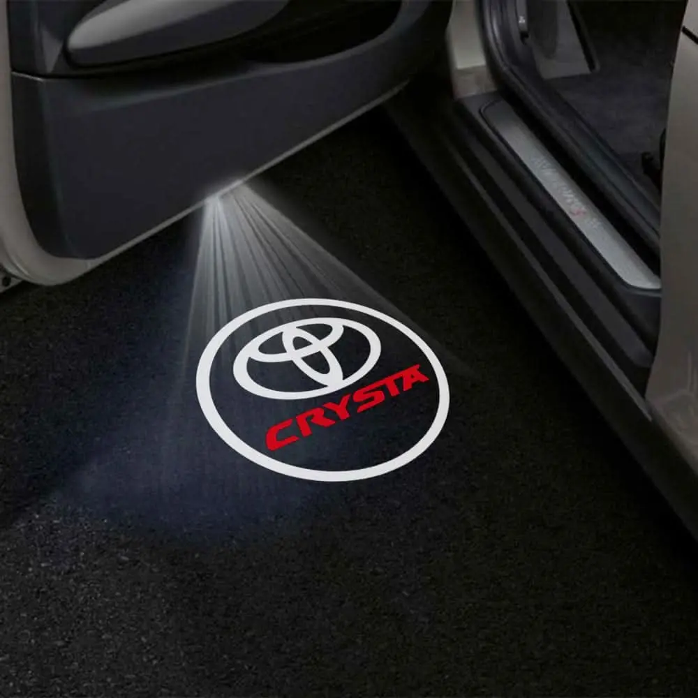 Toyota Innova 2Nd Gen Crysta Premium Door Puddle Lights Multiple Designs 2016-2022 1