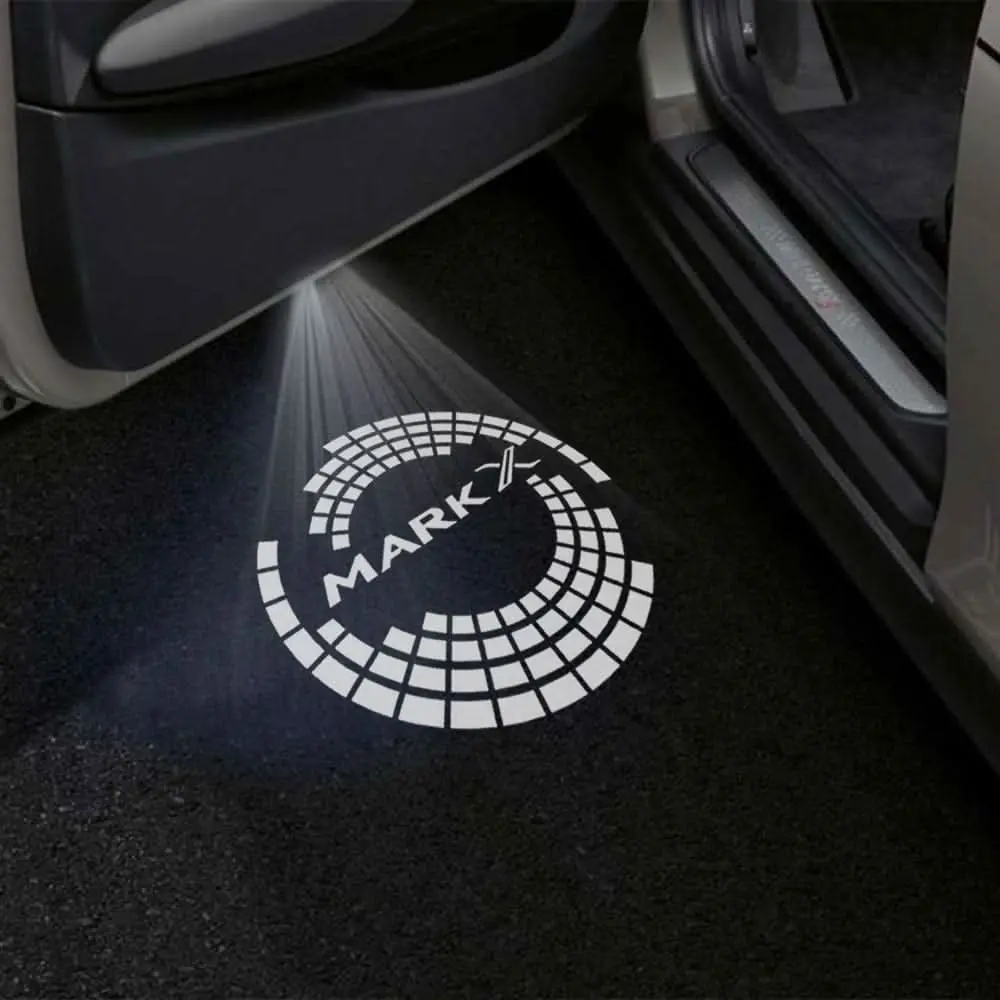 Toyota Mark X 2Nd Gen Premium Door Puddle Lights Multiple Designs 2010-2019 1