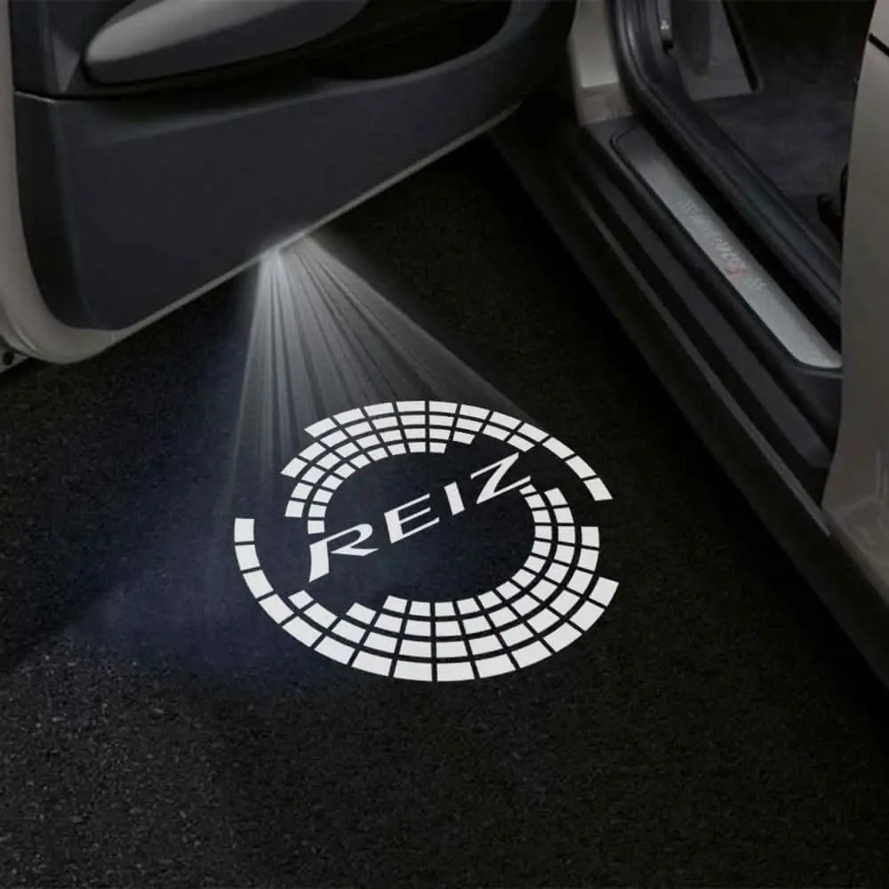 Toyota Reiz 2Nd Gen Premium Door Puddle Lights Multiple Designs 2010-2019 1