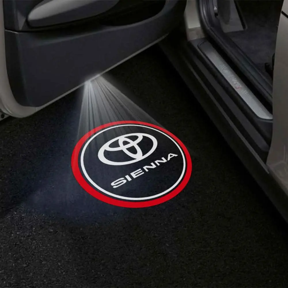 Toyota Sienna 3Rd/4Th Gen Premium Door Puddle Lights Multiple Designs 2011-2026 1