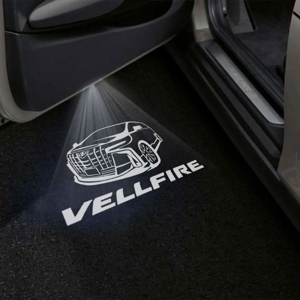 Toyota Vellfire Premium Door Puddle Lights Multiple Designs 2008-2026 1
