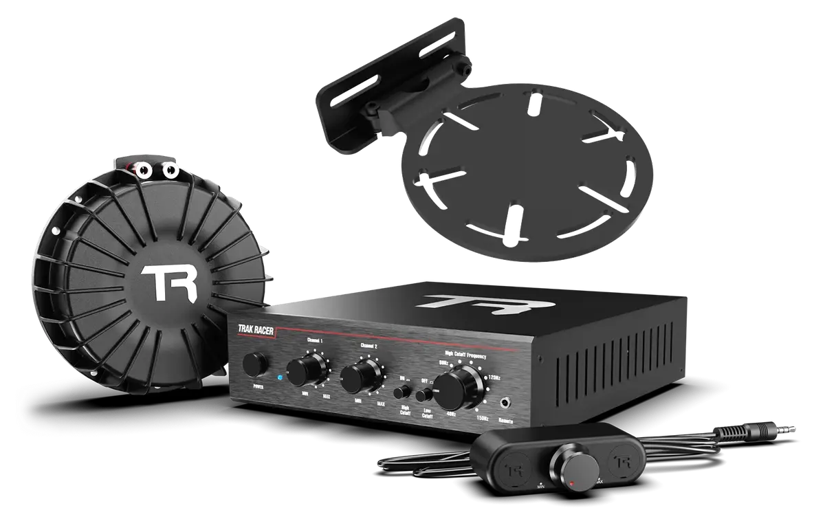 Trak Racer V2 Pro 2Ch 200W Low-Frequency Class-D Amplifier And Bass Shaker Kit With Rig Mount 1