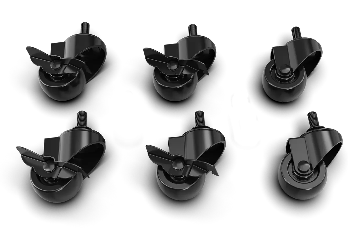 Trak Racer Simulator Caster Wheel With Brake Kit For Tr8 Pro, Trx And More 1
