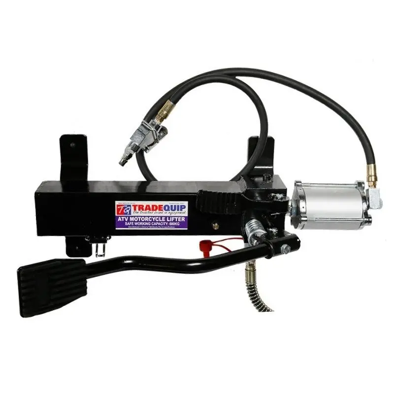 Tradequip Motorcycle Lifter Air Actuated 680Kg Rated 2