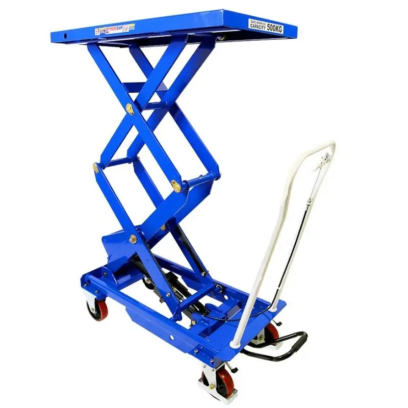 Tradequip Scissor Lift Workshop Trolley 500Kg 1
