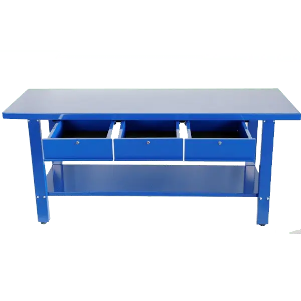 Tradequip Workbench 3 Drawer 2000L X 860H X 640W Mm 1