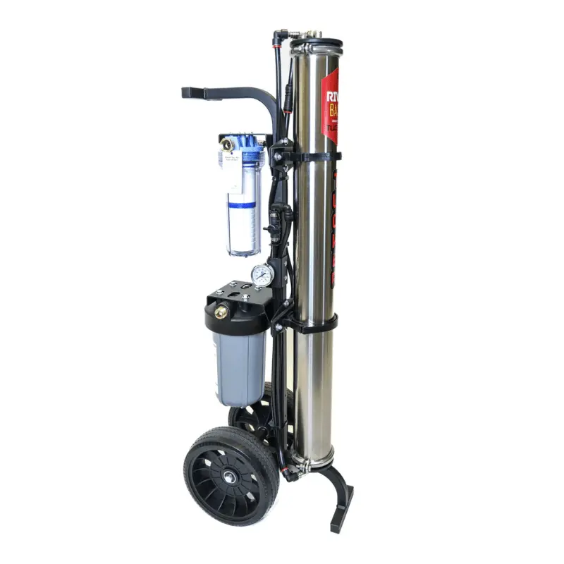 Tucker Filter Trolley Rival Stainless Steel 4 Stage Ro/Di System 1