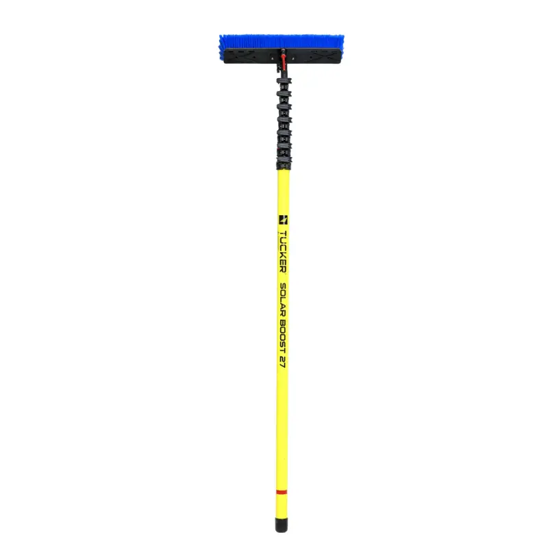 Tucker Solar Boost 8.2M (27 Ft.) Water-Fed Pole Kit With Alpha Solar Brush 1