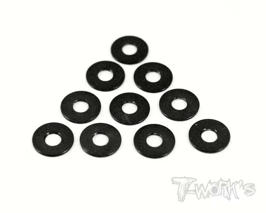 T-Work´S Aluminum Shims 3 X 7.8 - Black (10) 1