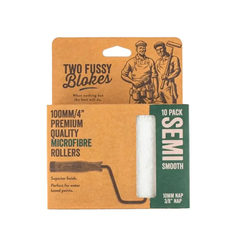 Two Fussy Blokes Microfibre Mini Paint Rollers – 10mm Nap