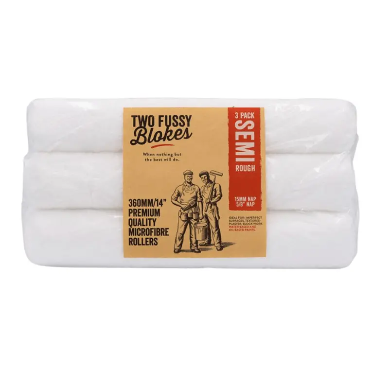 Two Fussy Blokes 15Mm Nap 360Mm Microfibre Paint Rollers 1