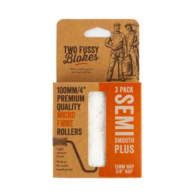 Two Fussy Blokes 15Mm Nap Microfibre Mini Paint Rollers 1