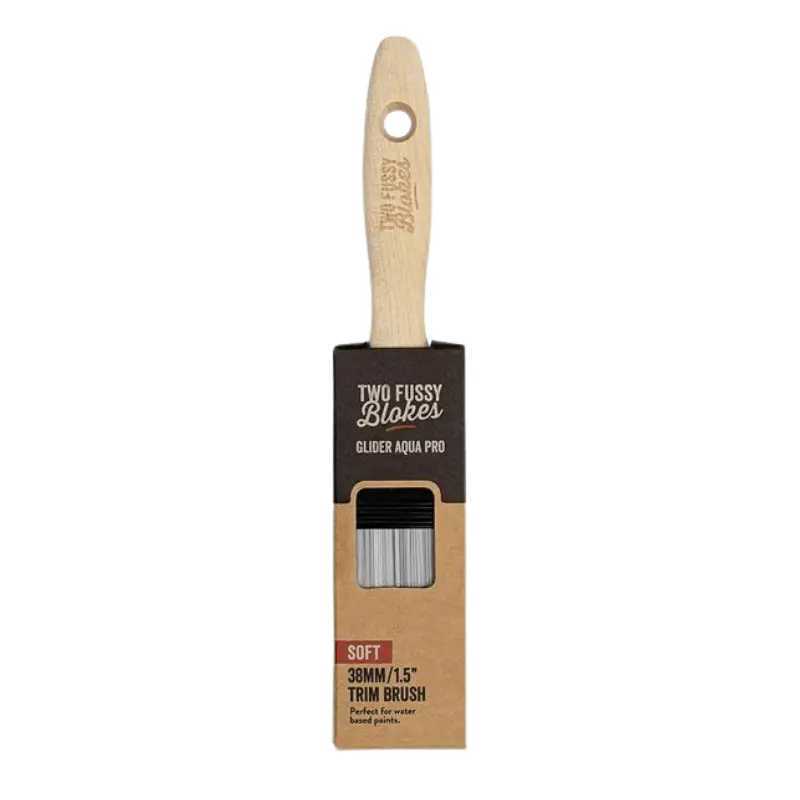 Two Fussy Blokes 38Mm Soft Glider Aqua Pro Trim Brush 1
