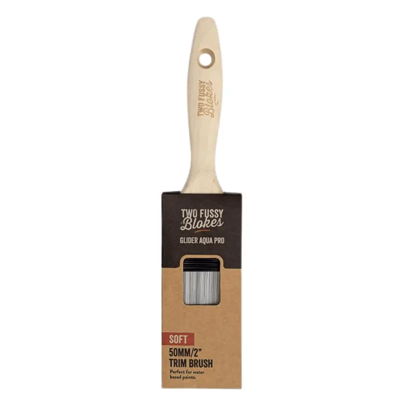Two Fussy Blokes 50Mm Soft Glider Aqua Pro Trim Brush 1
