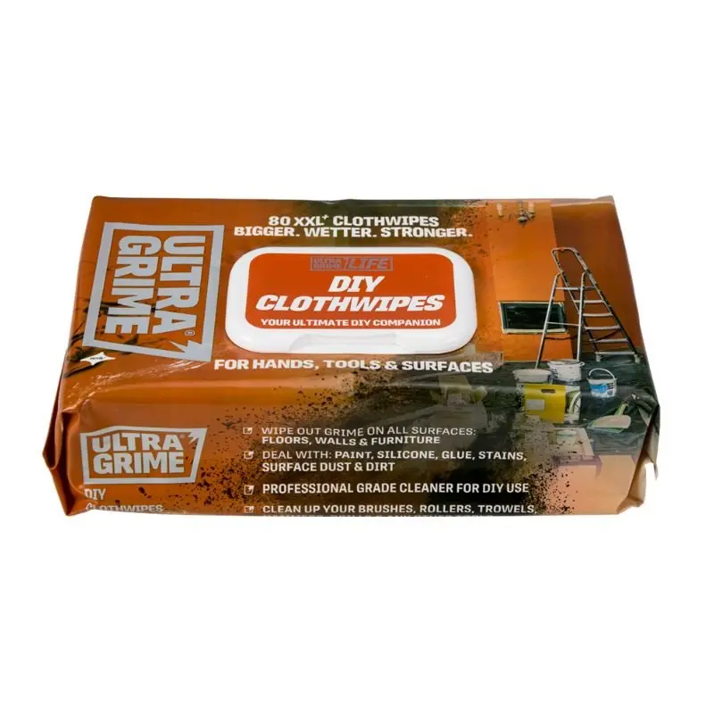 Ultragrime Life Xxl+ Diy Cloth Wipes 80 Huge Wipes 1