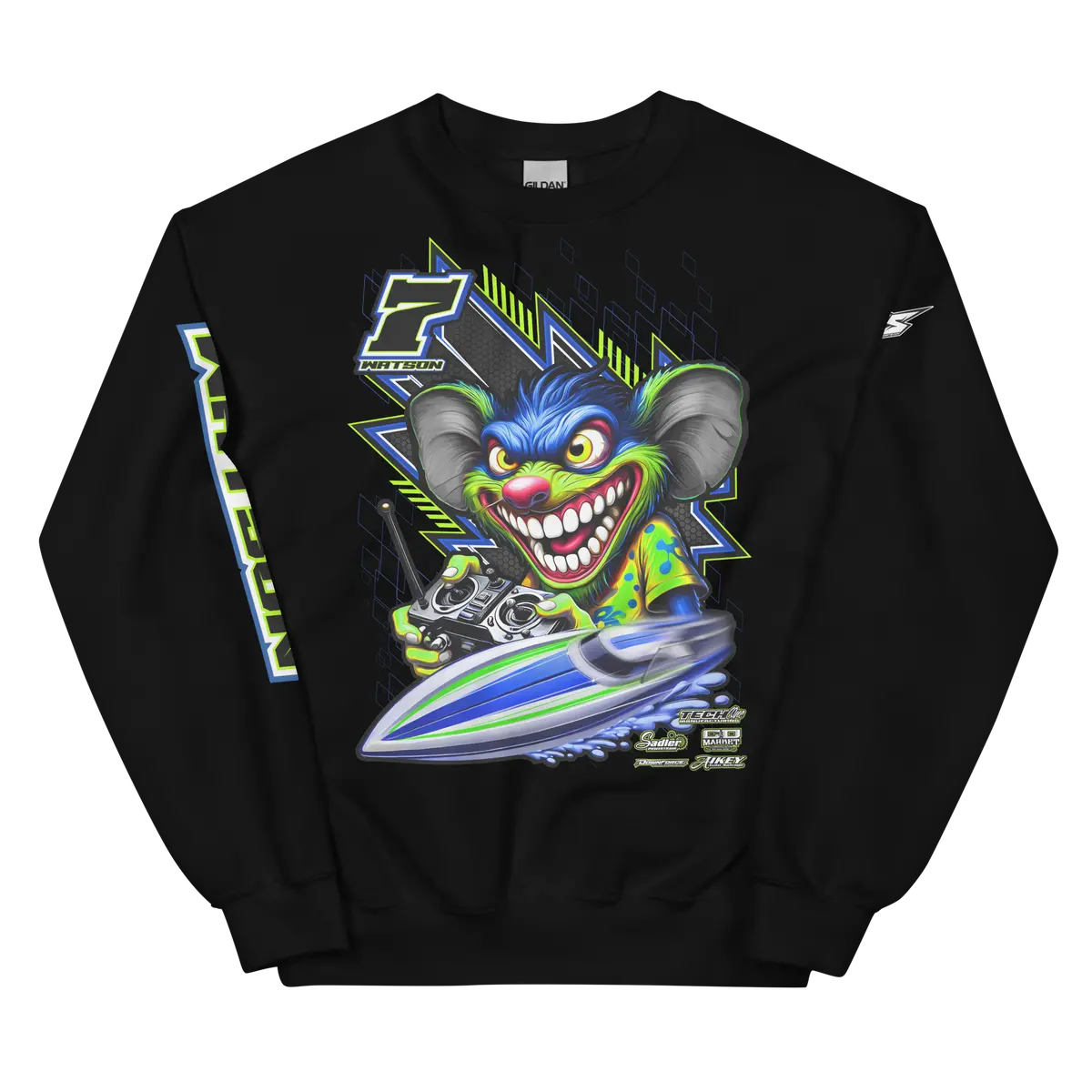 Custom Designed Men’S Premium Sweathshirt For Rc Boat Enthusiasts! 1
