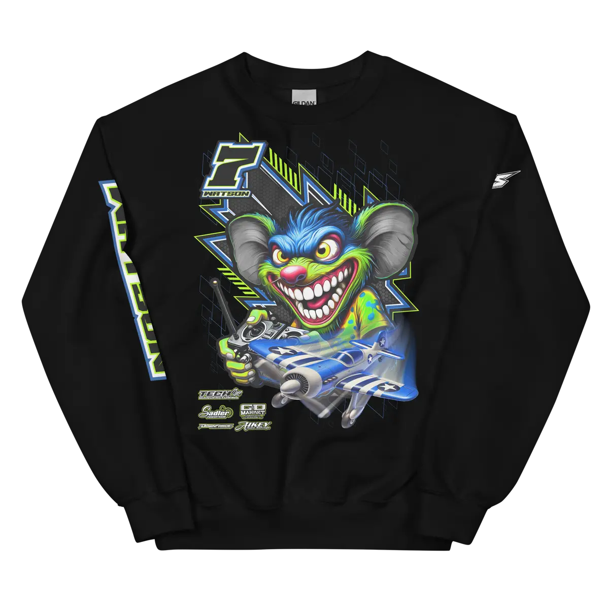 Custom Designed Men’S Premium Sweathshirt For Rc Airplane Enthusiasts! 1
