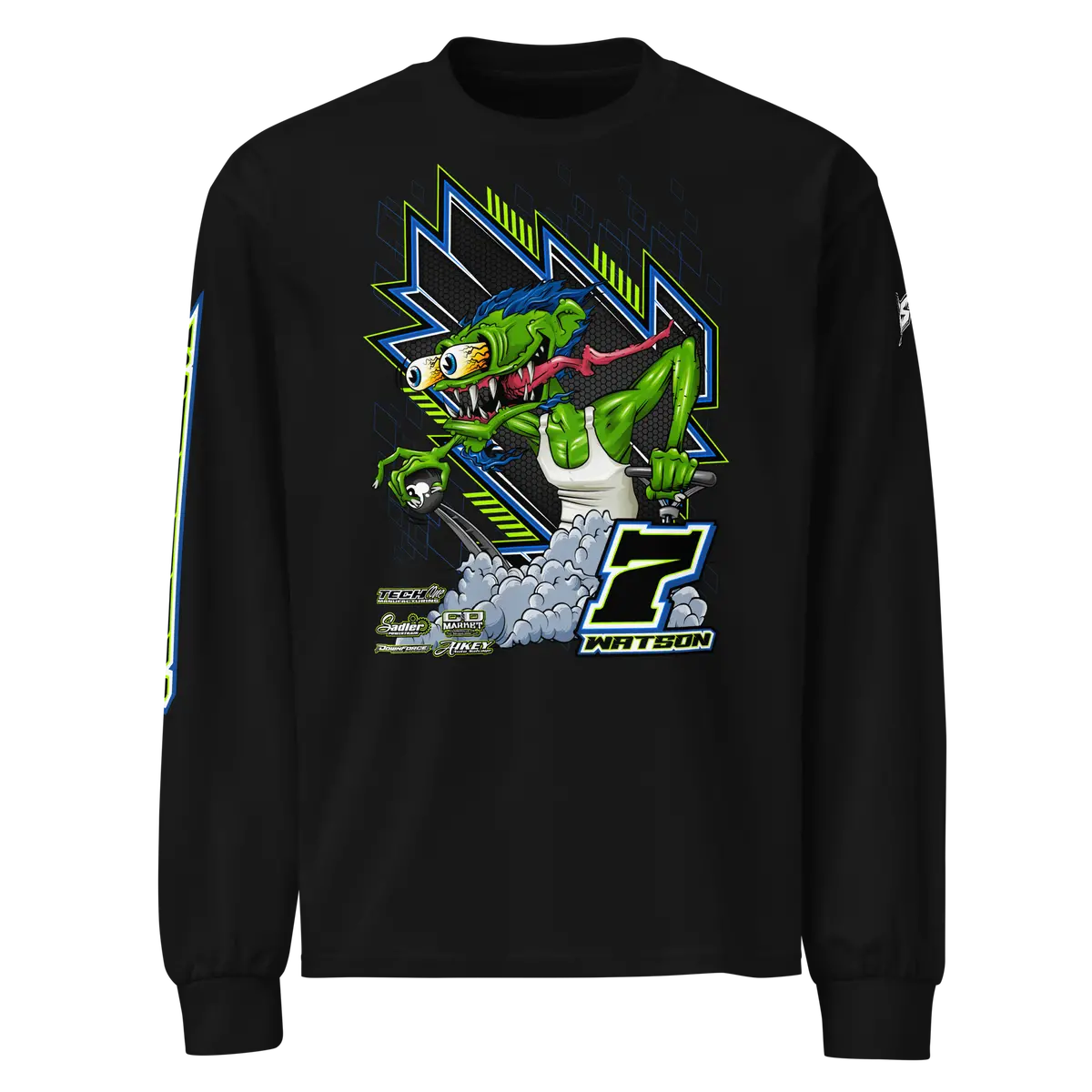 Custom Designed Men’S Premium Heavyweight Long Sleeve Tee For Rc Racers 1
