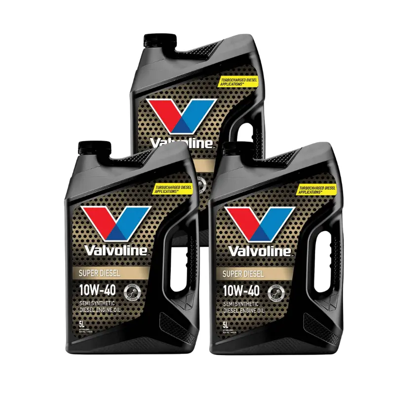 Valvoline 10W-40 Super Diesel Semi Synthetic Diesel Engine Oil 5 Litres Box Of 3 1
