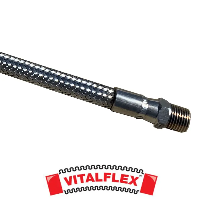 Vitalflex Convoluted Double Braided Fuel Hose 1