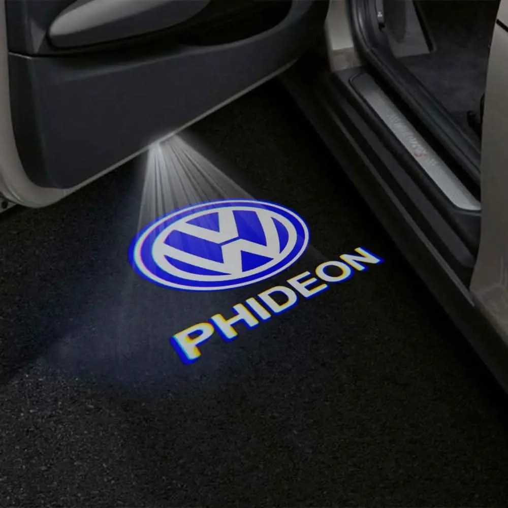 Volkswagen Phideon Premium Door Puddle Lights Multiple Designs 2016-2023 1