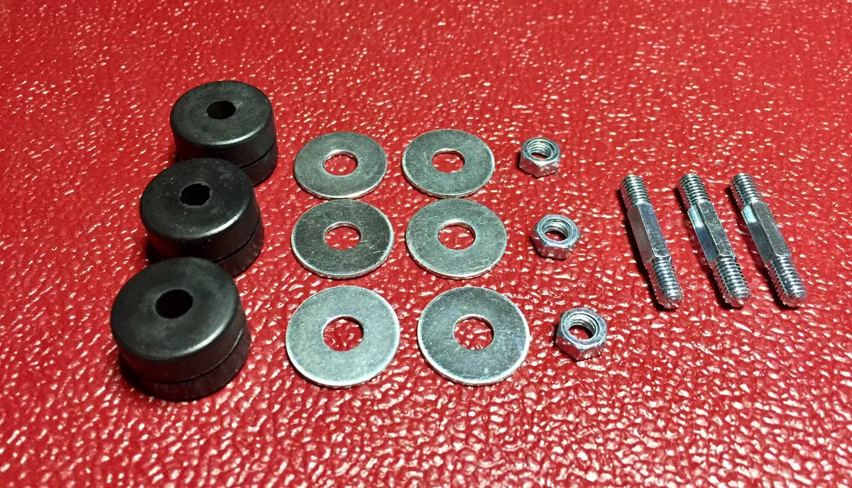 Windshield Wiper Motor Mounting Kit - Grommets And Studs - (Bugeye Thru 1967) 1