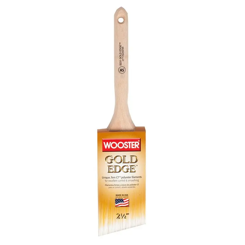 Wooster Gold Edge Angle Sash Brushes 1