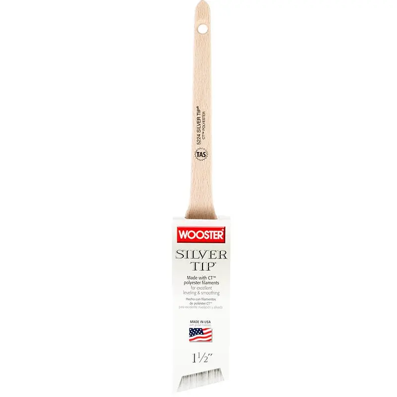 Wooster Soft Silver Tip Thin Angle Sash Brushes 1