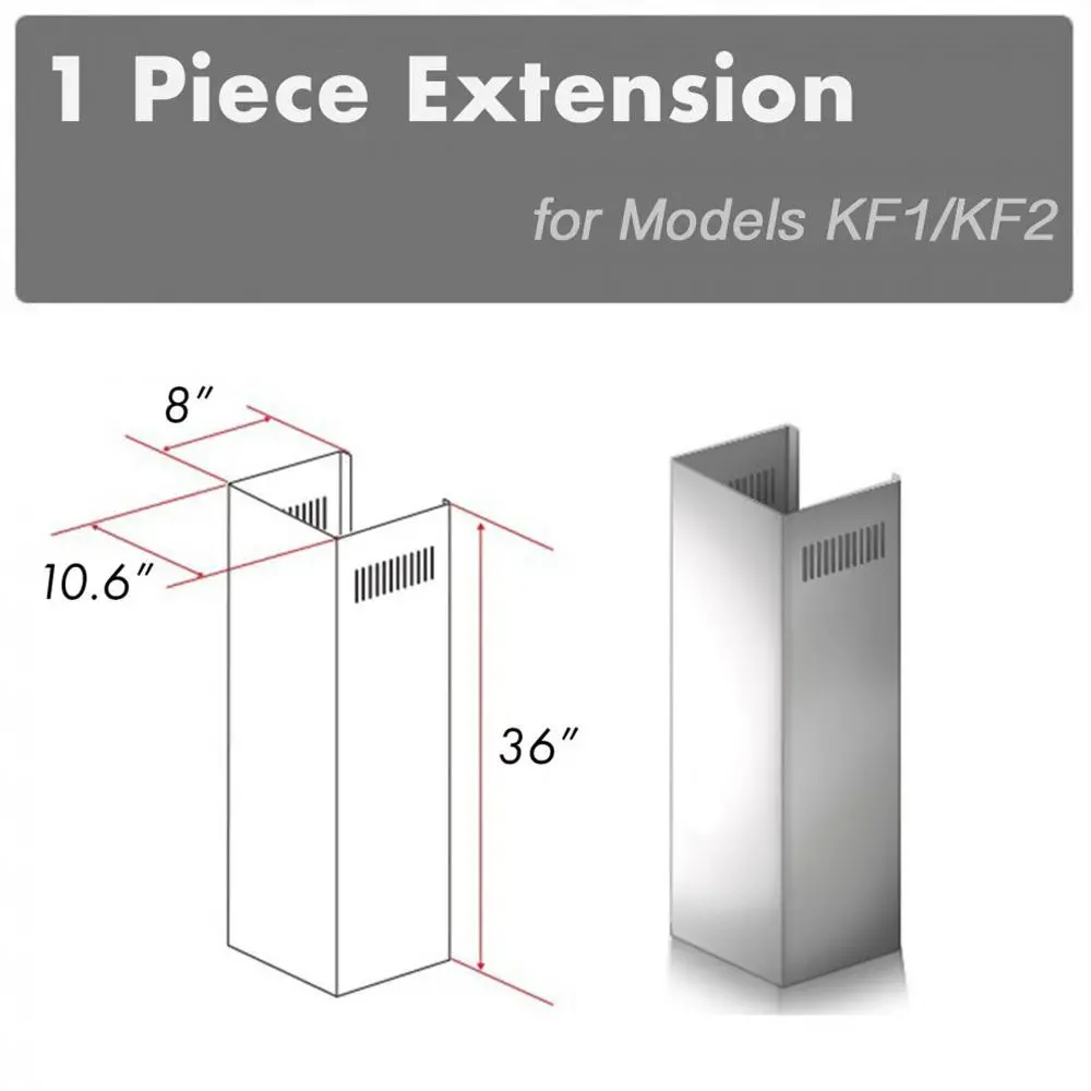 Z-Line Range Hood Accessories Model 1Pcext-Kf1 1