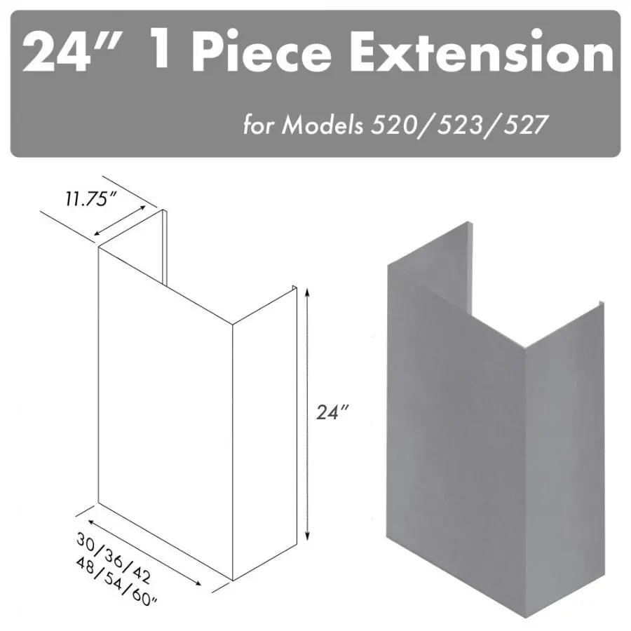 Z-Line Range Hood Accessories Model 520/523/527-54-2Ftext 1