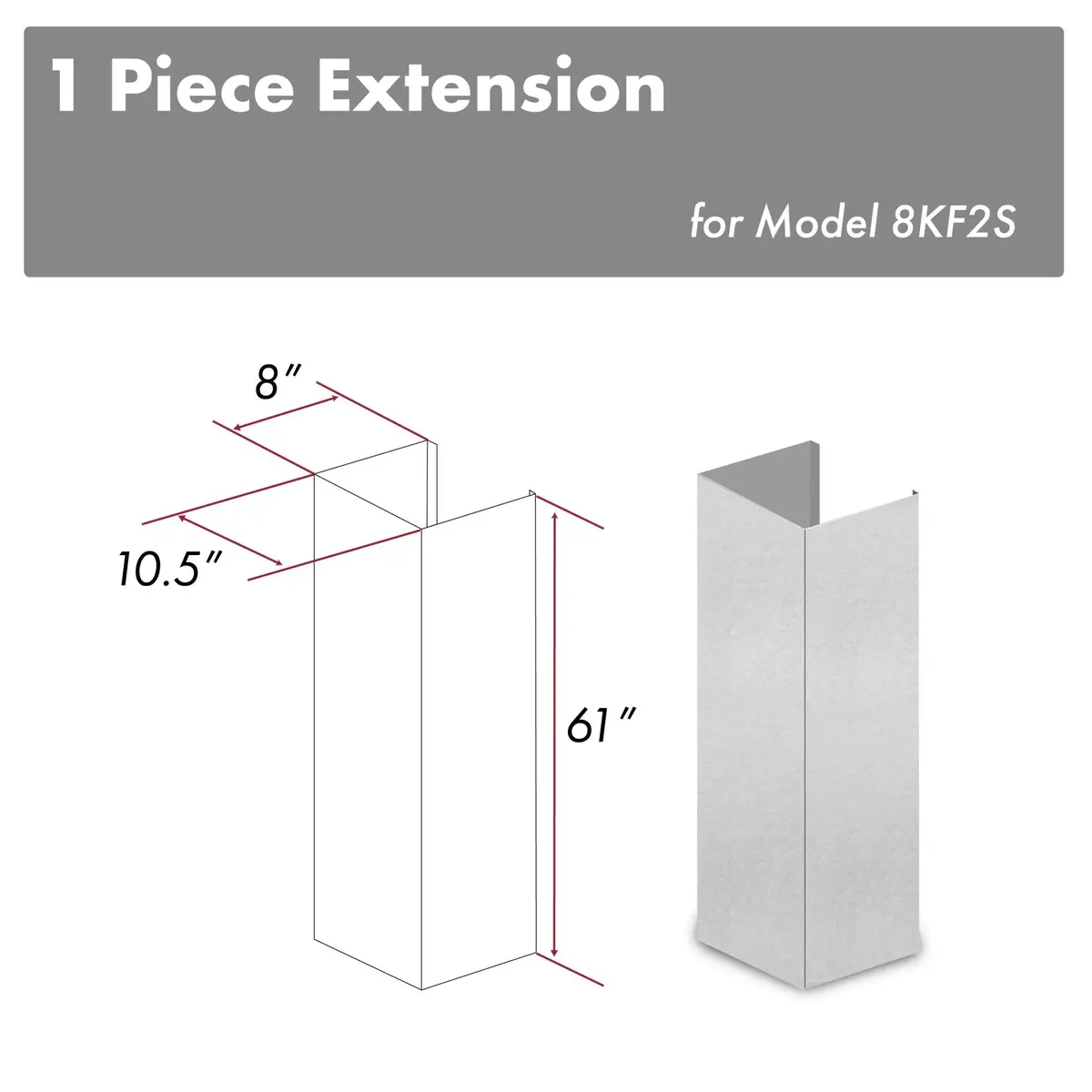 Z-Line Range Hood Accessories Model 8Kf2s-E 1