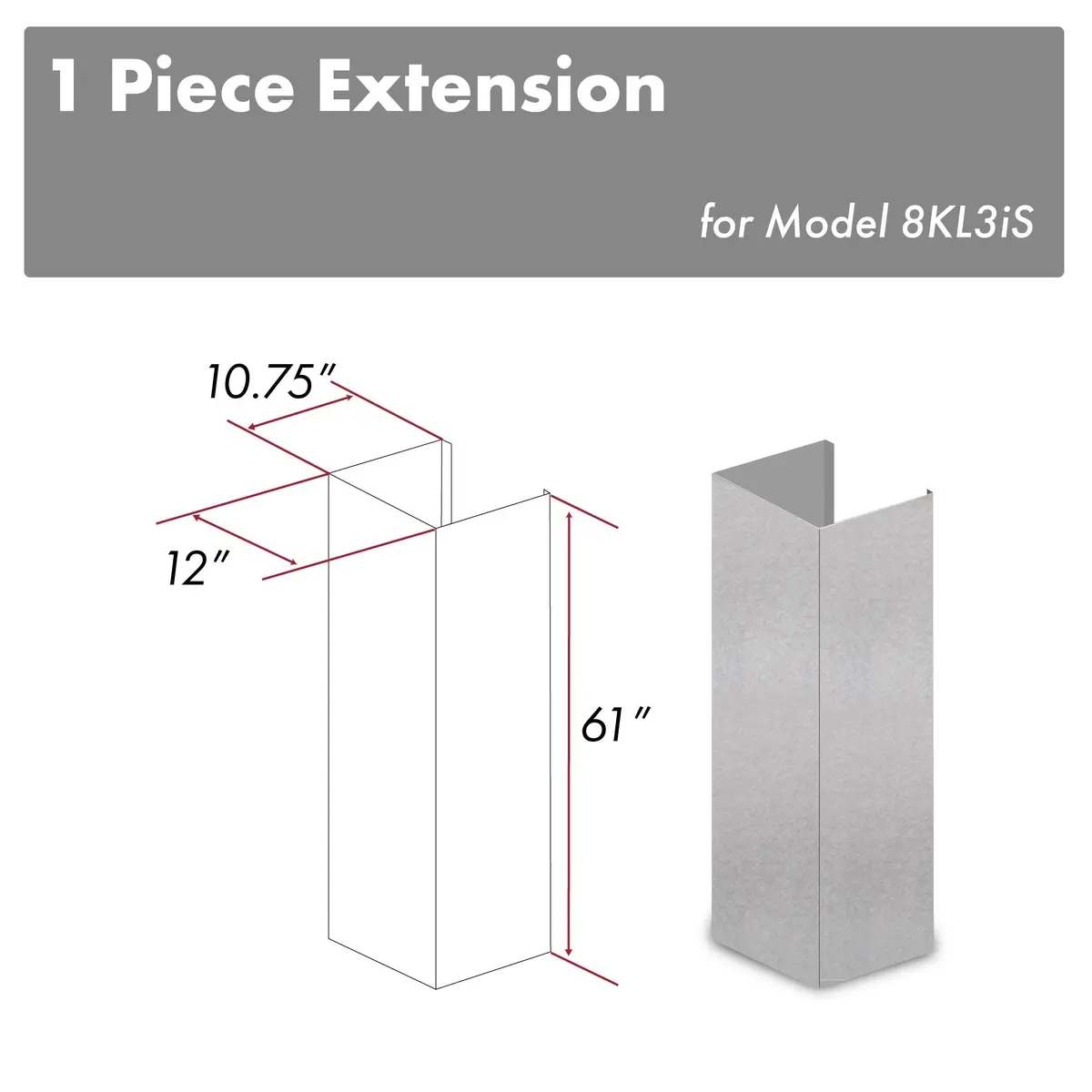 Z-Line Range Hood Accessories Model 8Kl3is-E 1