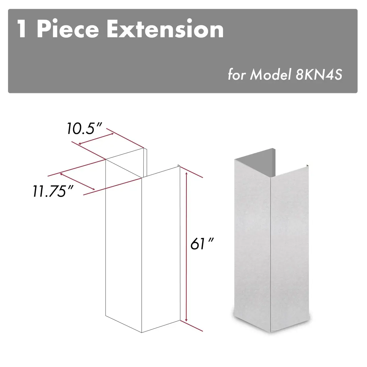Z-Line Range Hood Accessories Model 8Kn4s-E 1