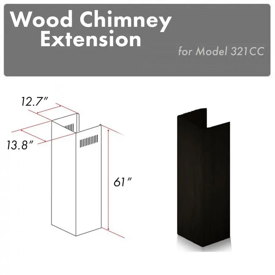 Z-Line Range Hood Accessories Model 321Cc-E 1