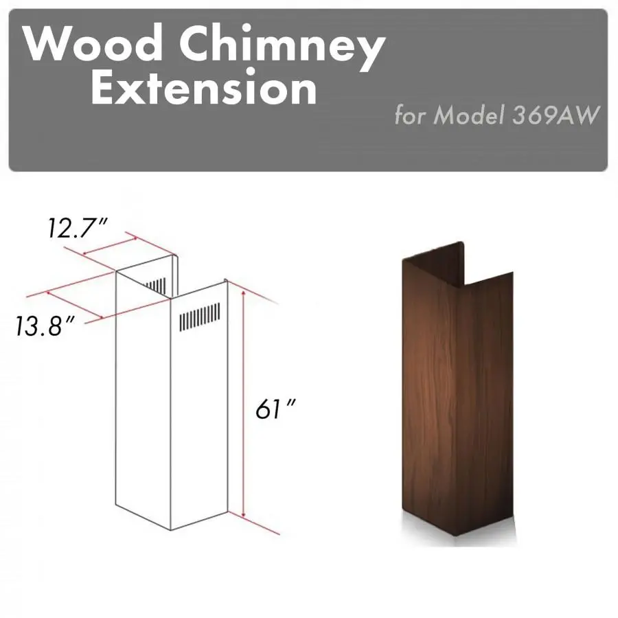 Z-Line Range Hood Accessories Model 369Aw-E 1
