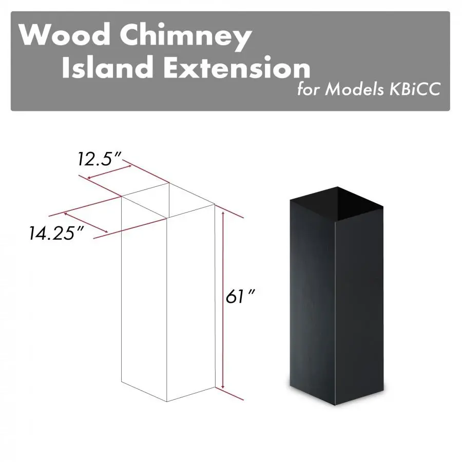 Z-Line Range Hood Accessories Model Kbicc-E 1