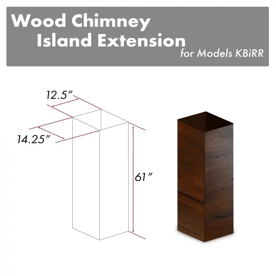 Z-Line Range Hood Accessories Model Kbirr-E 1