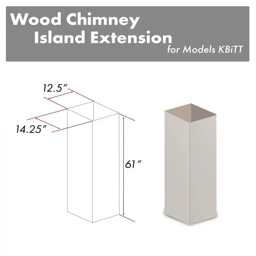 Z-Line Range Hood Accessories Model Kbitt-E 1