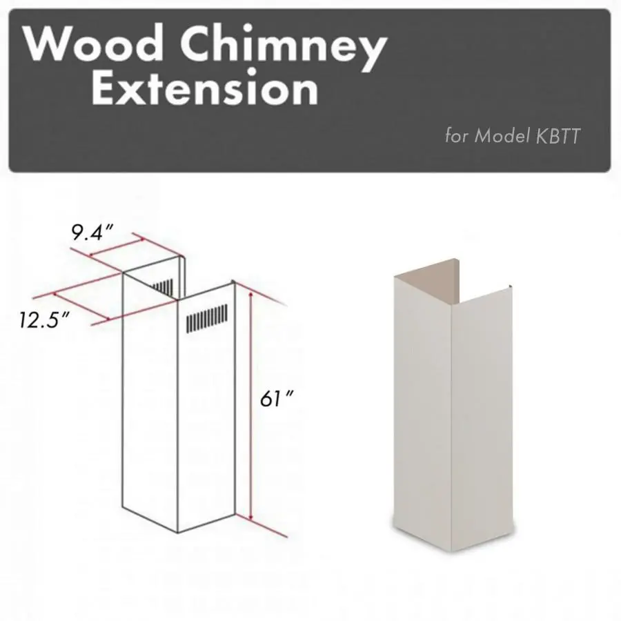 Z-Line Range Hood Accessories Model Kbtt-E 1